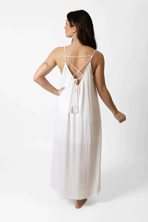 Koy Resort Miami Midi Side Slit Dress